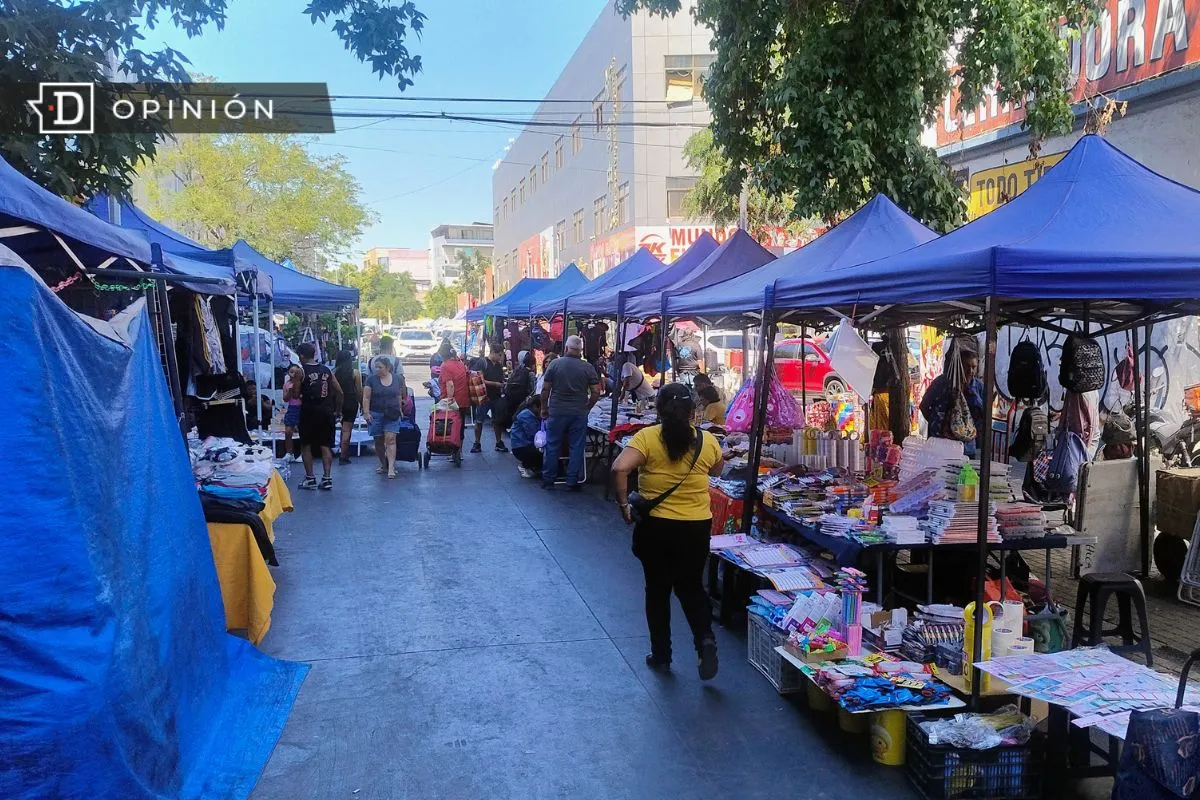 Toldos azules, bodegas ocultas y políticas grises: Comercio ambulante y crimen organizado