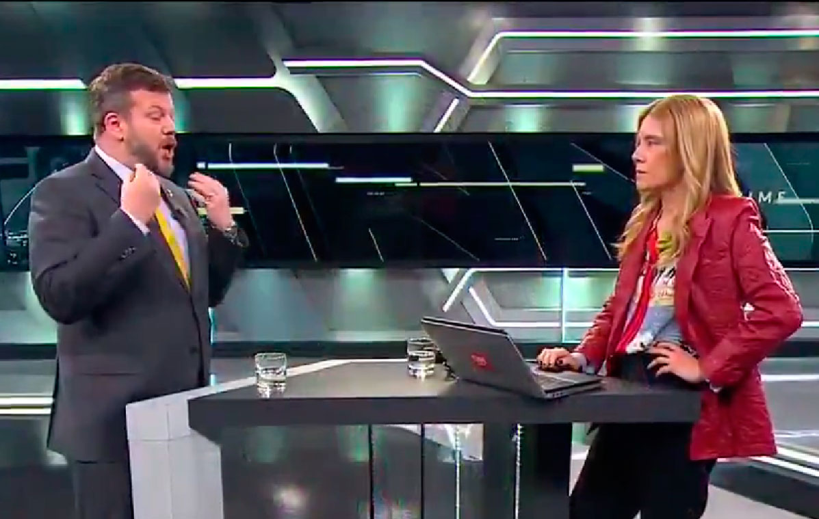 VIDEO| “Dele con la cuestión…”: Tenso momento en TV tras pregunta de Mónica Rincón a Kaiser sobre violaciones a los DD.HH.