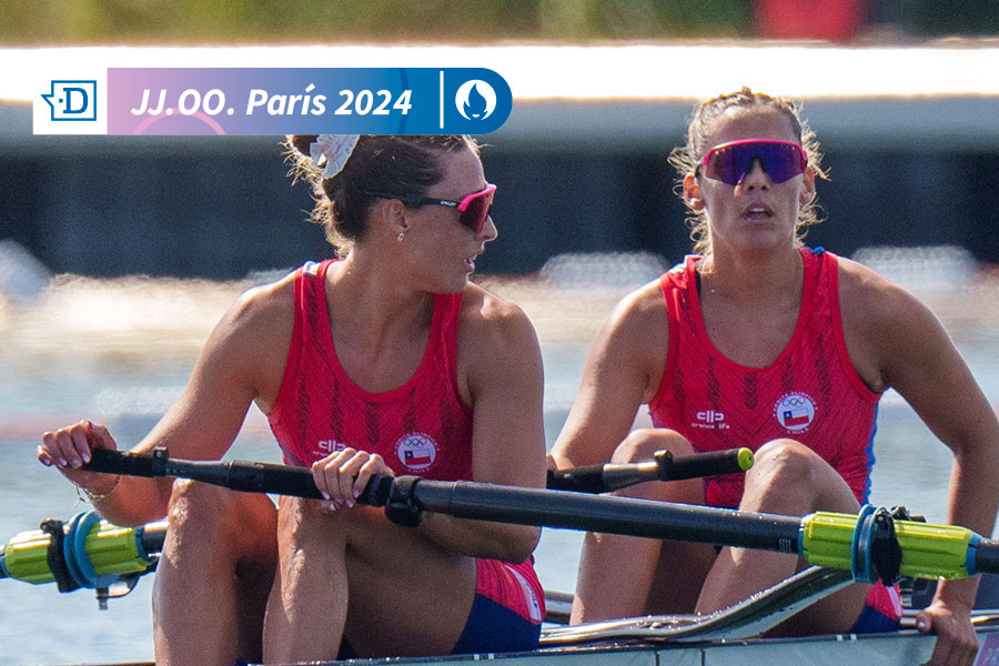 Antonia y Melita Abraham sacan la cara por Chile: Clasifican a semis del remo en París 2024