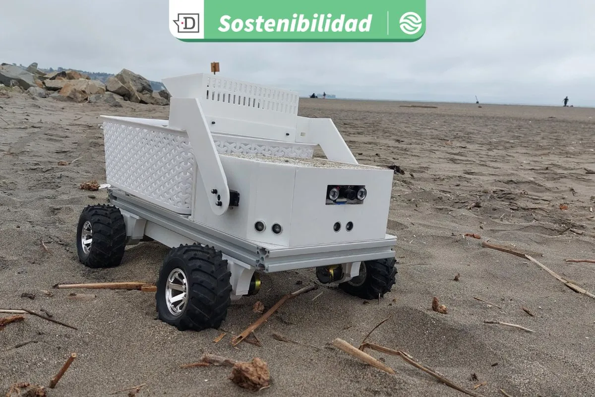 Innovación para descontaminar el medio ambiente: Robot con IA integrada busca combatir la basura presente en las playas