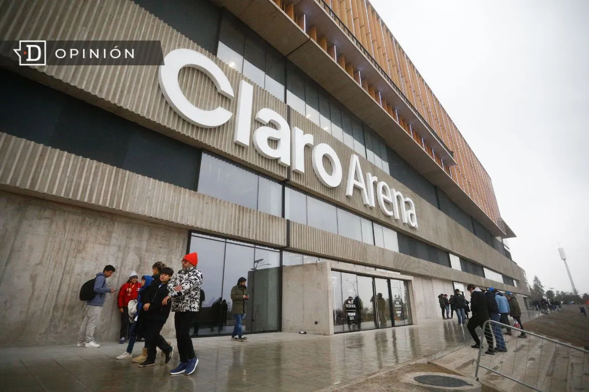 El Estadio Claro Arena de Las Condes tiene problemas técnicos