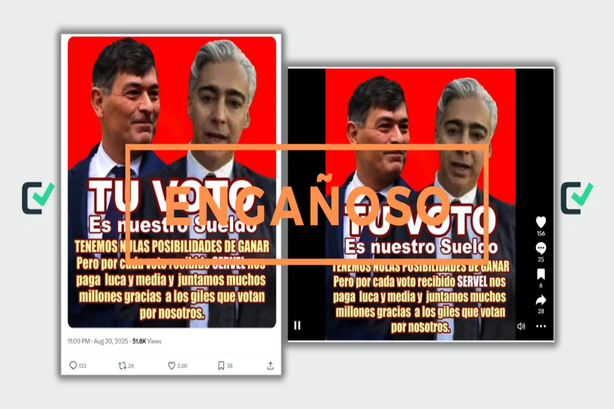 Engañoso: candidatos presidenciales no reciben un “pago” por votos, sino un reembolso de gastos electorales