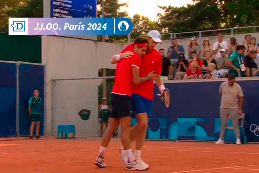 Una buena en el tenis: Jarry y Tabilo debutan con victoria en dobles masculino de París 2024