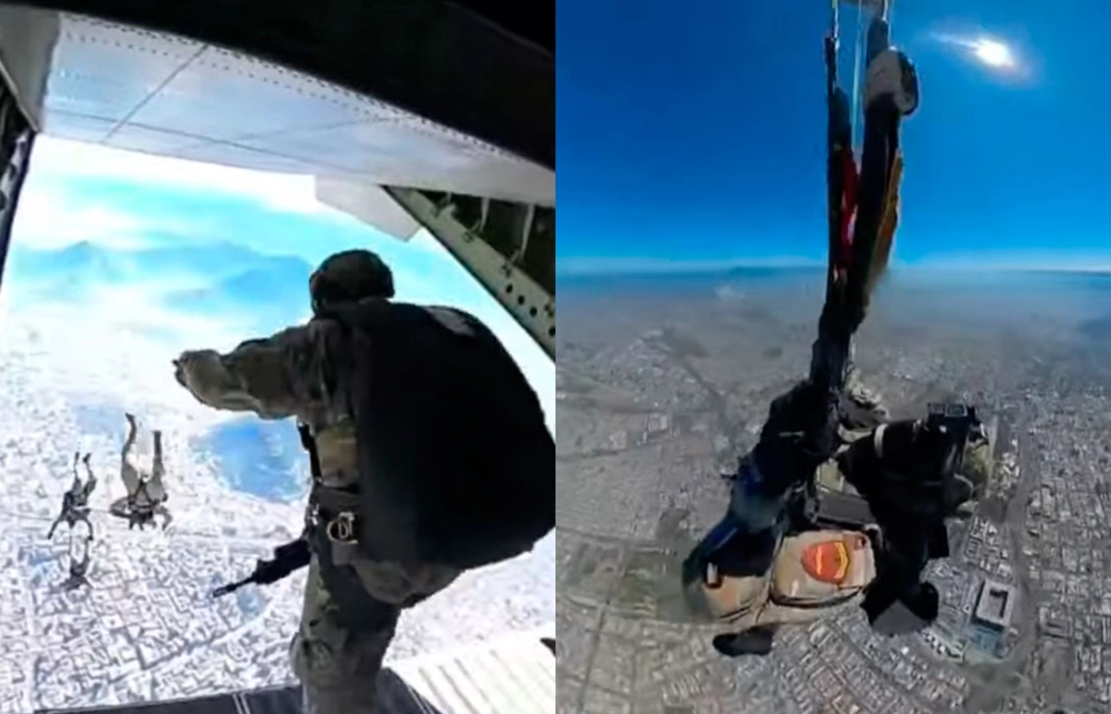 VIDEO| Un salto extremo: La presentación de la Escuela de Paracaidistas del Ejército en la Parada Militar 2025