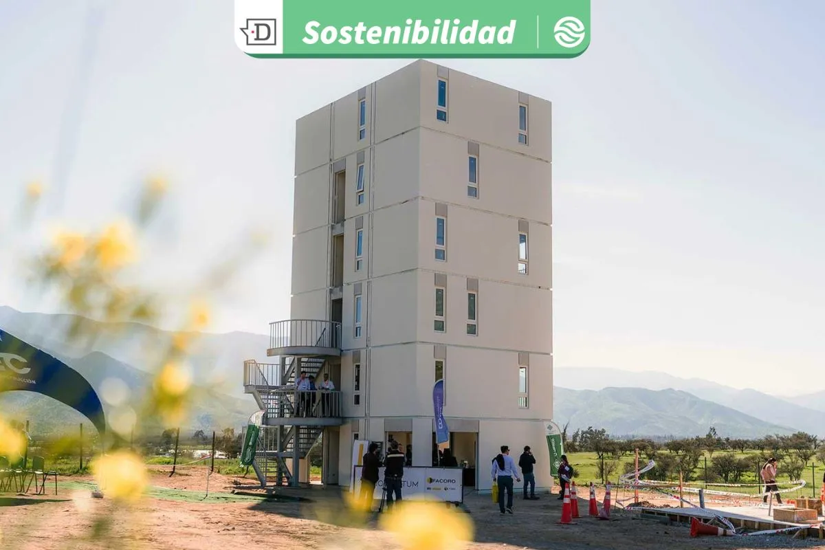Innovación sustentable pionera en Latinoamérica: Inauguran el primer edificio modular de seis pisos armado en un día