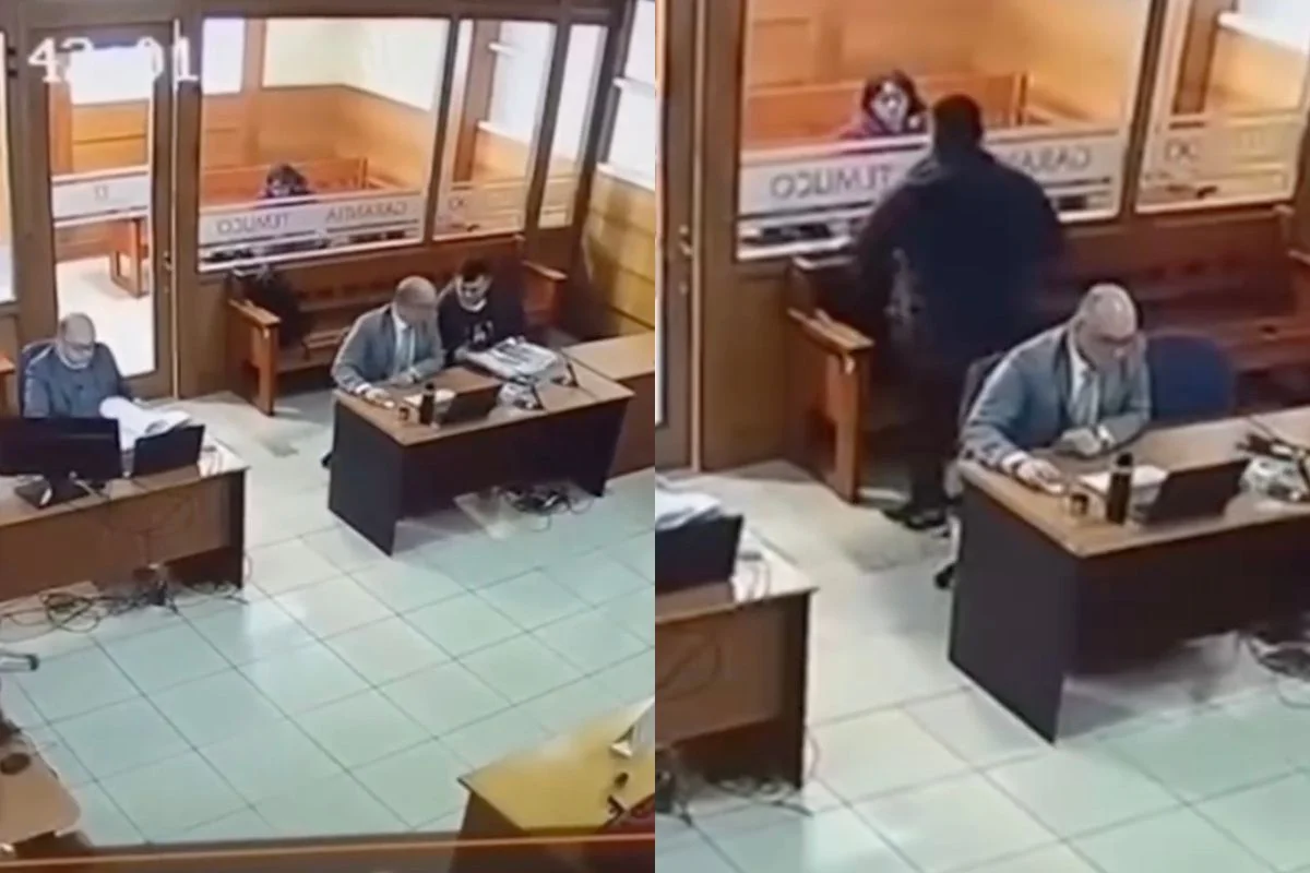 VIDEO| Insólito: Imputado le roba mochila a su abogado luego de que este lograra rebajarle la condena