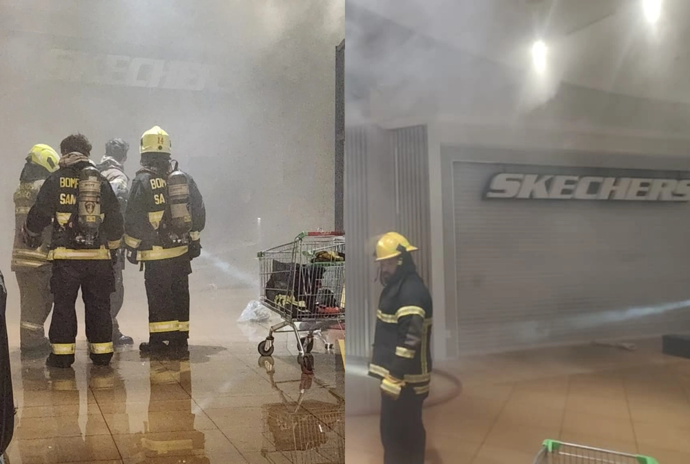 VIDEO| Incendio en mall Costanera Center: Bomberos heridos, personas evacuadas y cortes en Av. Providencia