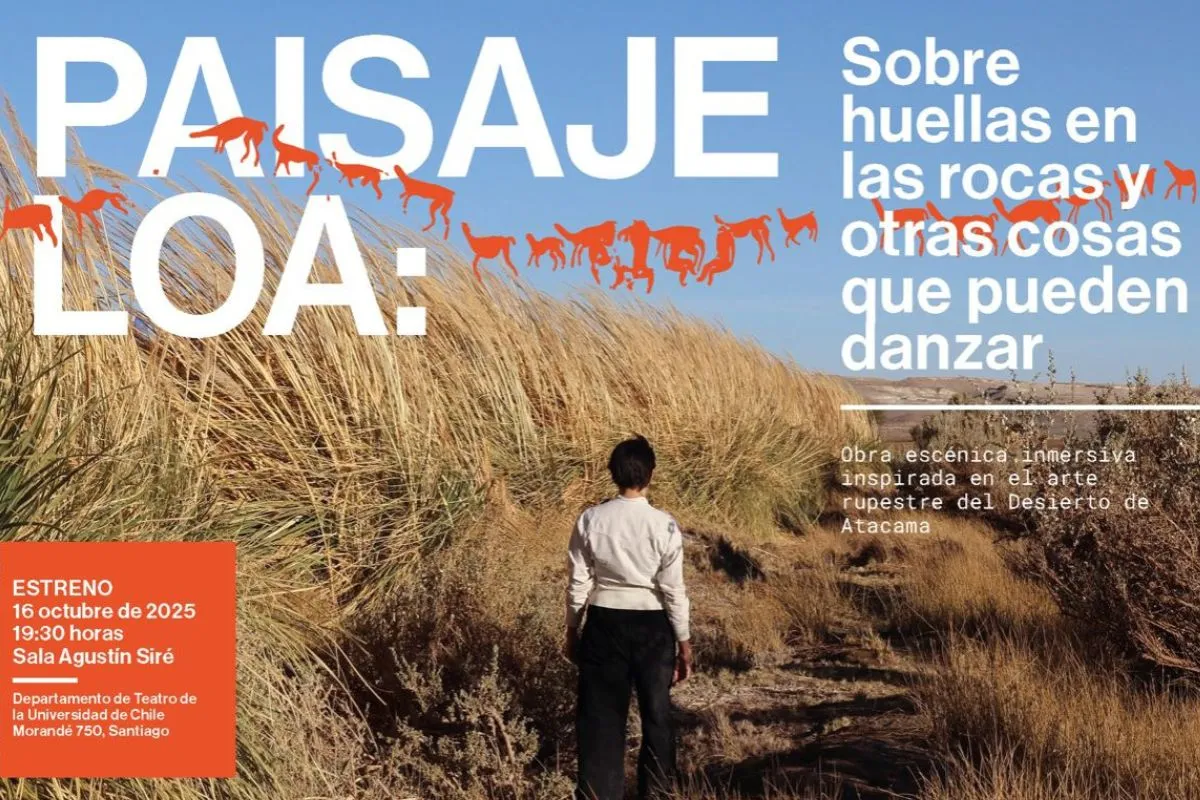 El Loa Medio cobra vida en obra gratuita que fusiona danza, arqueología y tecnología con arte rupestre del desierto