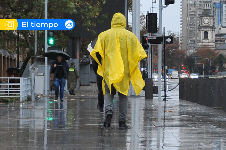 Alerta Temprana Preventiva para la Región Metropolitana: Más de 40 mm de lluvia y fuerte viento