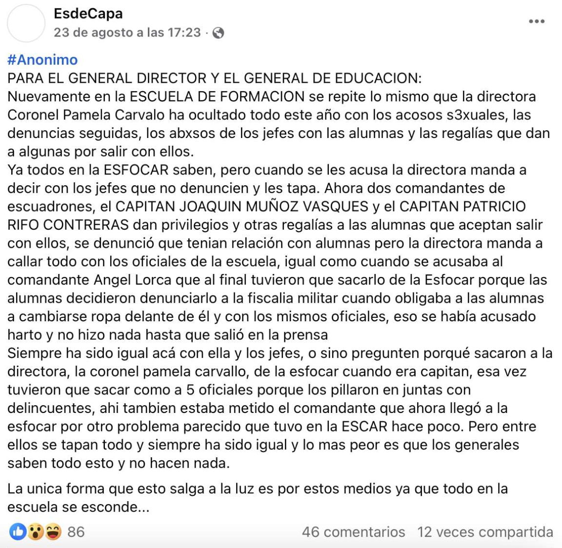 Captura de pantalla EsdeCapa