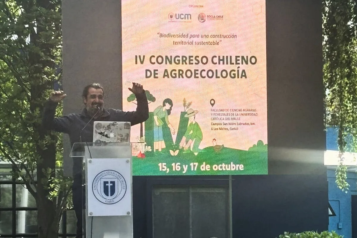 Patricio Camoglino, vicepresidente de la Sociedad Científica de Agroecología Chile (Socla Chile) y coordinador de la Red Nacional de Sostenibilidad de INDAP.
