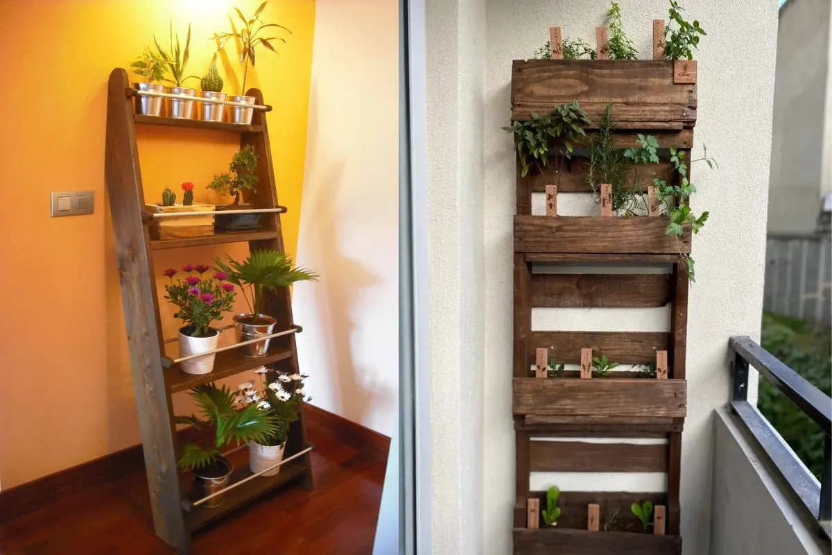 Es posible cultivar en espacios reducidos de forma vertical.
