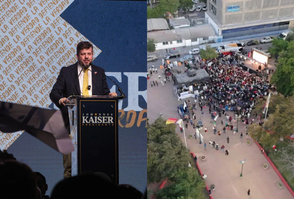 Kaiser y su acto de campaña en Maipú: Desde “el elegido de Dios” a prometer estatuas de dictador Pinochet