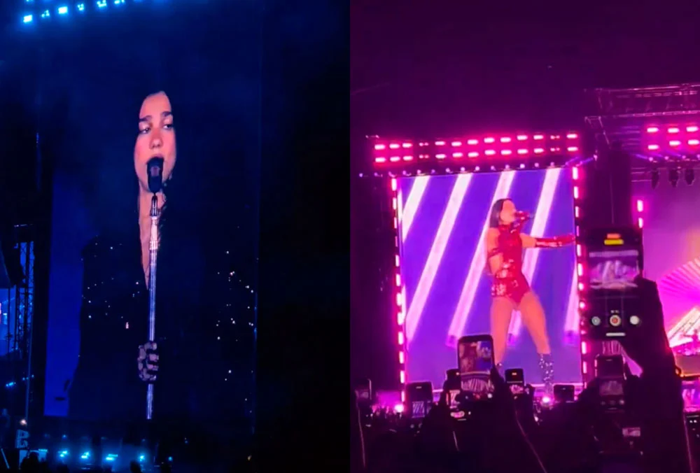 VIDEO| “Me gusta cada vez que la escucho”: Dua Lipa hizo cantar a todos en el Estadio Nacional con ‘Tu Falta de Querer’ de Mon Laferte