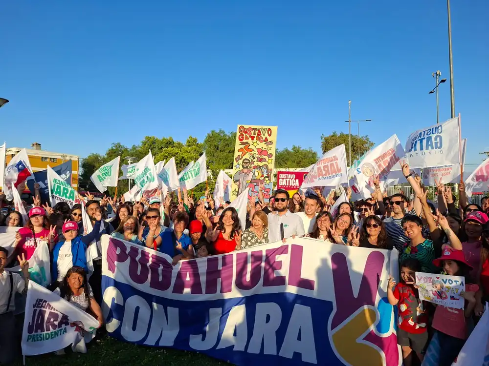 Gustavo Gatica cierra su campaña en Pudahuel con críticas a idea de indultos de Kaiser