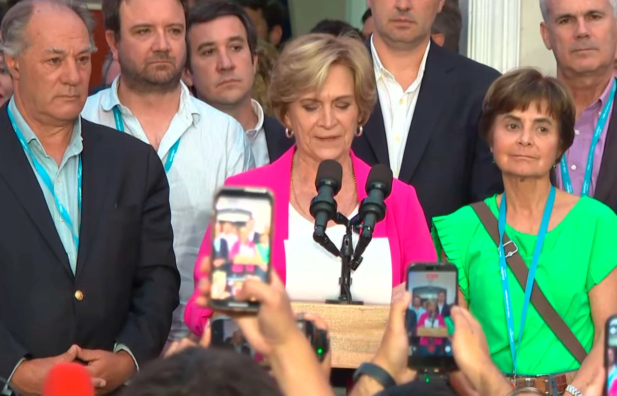 Evelyn Matthei tras reconocer derrota en quinto lugar: “Vamos a felicitar a Kast como corresponde