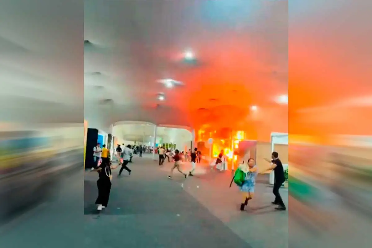 VIDEO| El incendio al interior del edificio de la COP30 que complica aún más las negociaciones