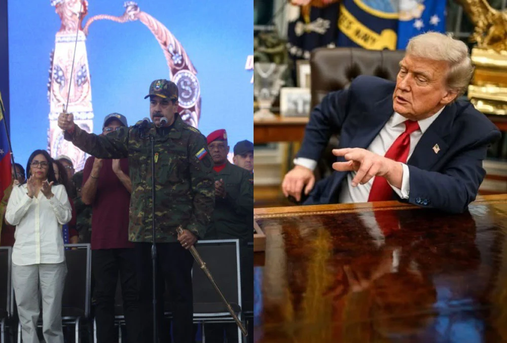 Sube la tensión en Venezuela: Trump dice que harán las cosas “por las buenas o las malas” y Maduro muestra espada