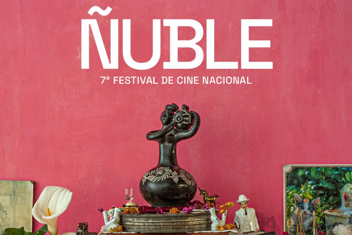 Juguetes, flores y longanizas: El simbólico afiche con el que el Festival de Cine de Ñuble promociona su edición 2026