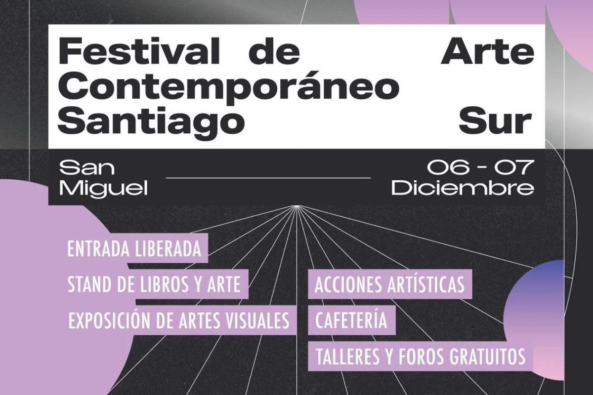 Más de 50 artistas visuales, talleres y charlas gratuitas: San Miguel celebra Festival de Arte Contemporáneo Santiago Sur