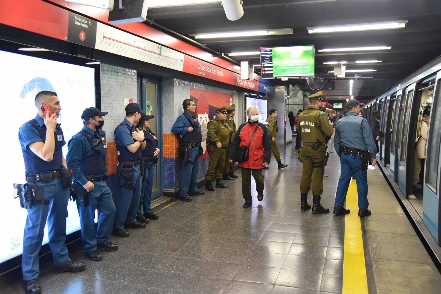 Trabajadores externos de Metro