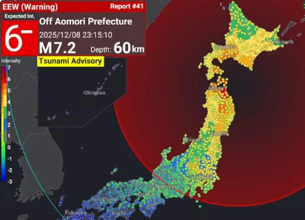 Japón emite una alerta por un posible futuro terremoto de gran magnitud tras sismo de 7,5