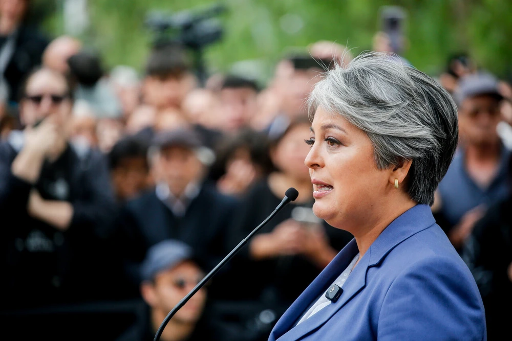 VIDEO| Jeannette Jara tras ejercer su voto en Conchalí: "Si me eligen como presidenta, gobernaré para todas y todos"