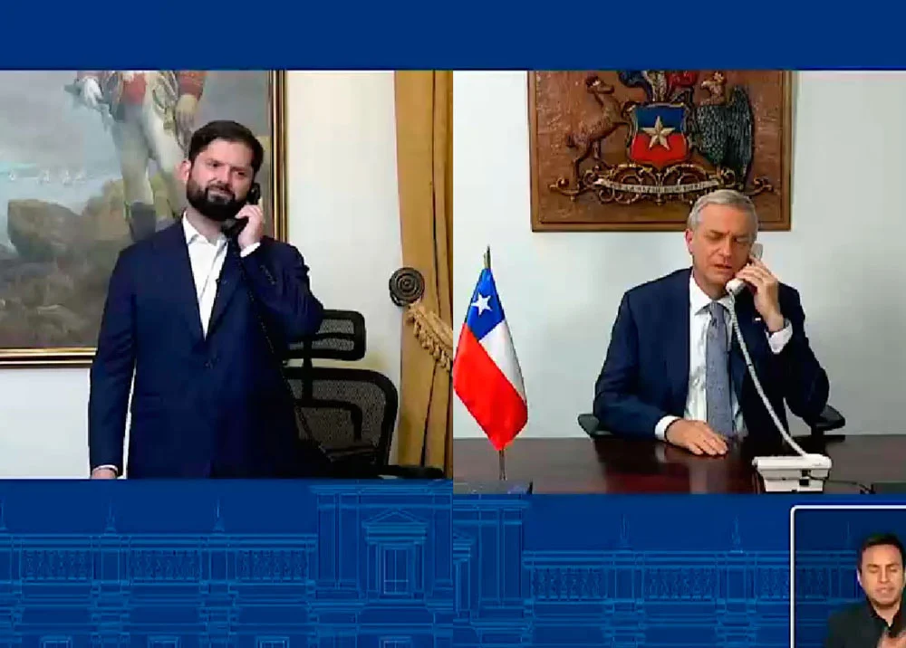 VIDEO| Presidente Boric llama a José Antonio Kast tras ser electo: 