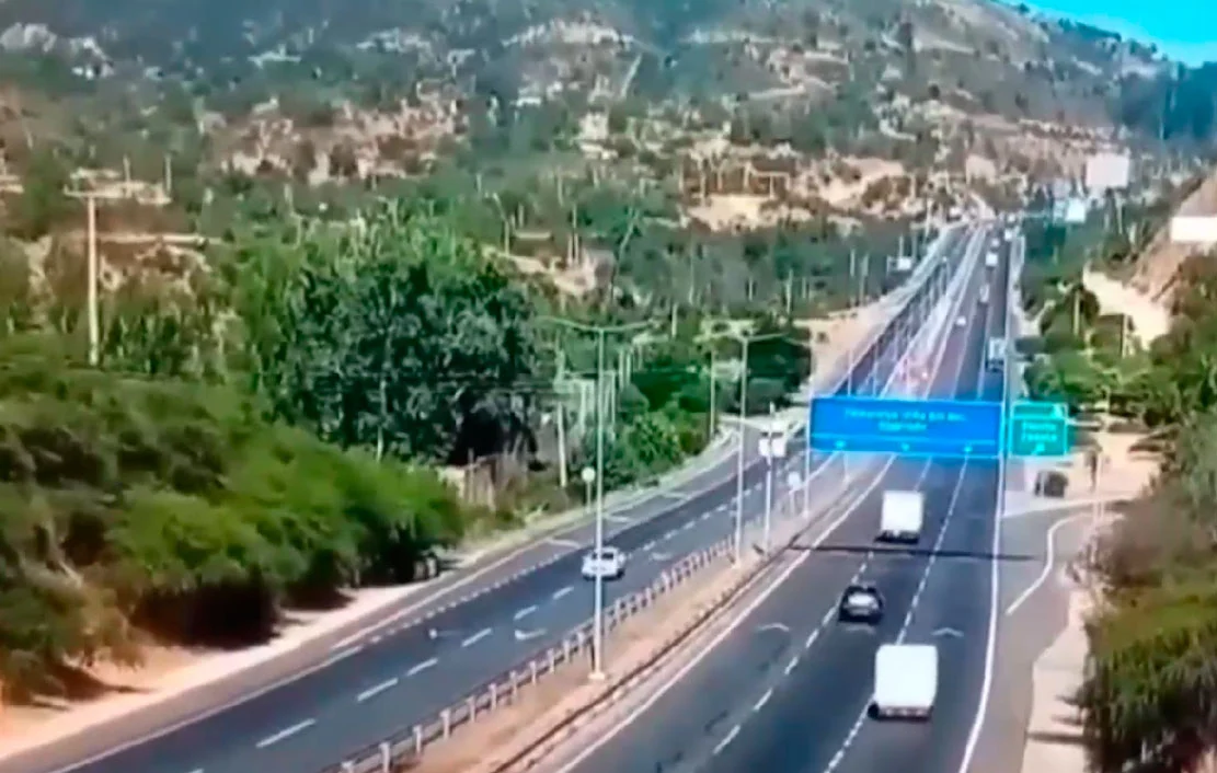 VIDEO| A casi 200 km/h en Ruta 68 y en plena Navidad: El video del sujeto que terminó detenido por Carabineros