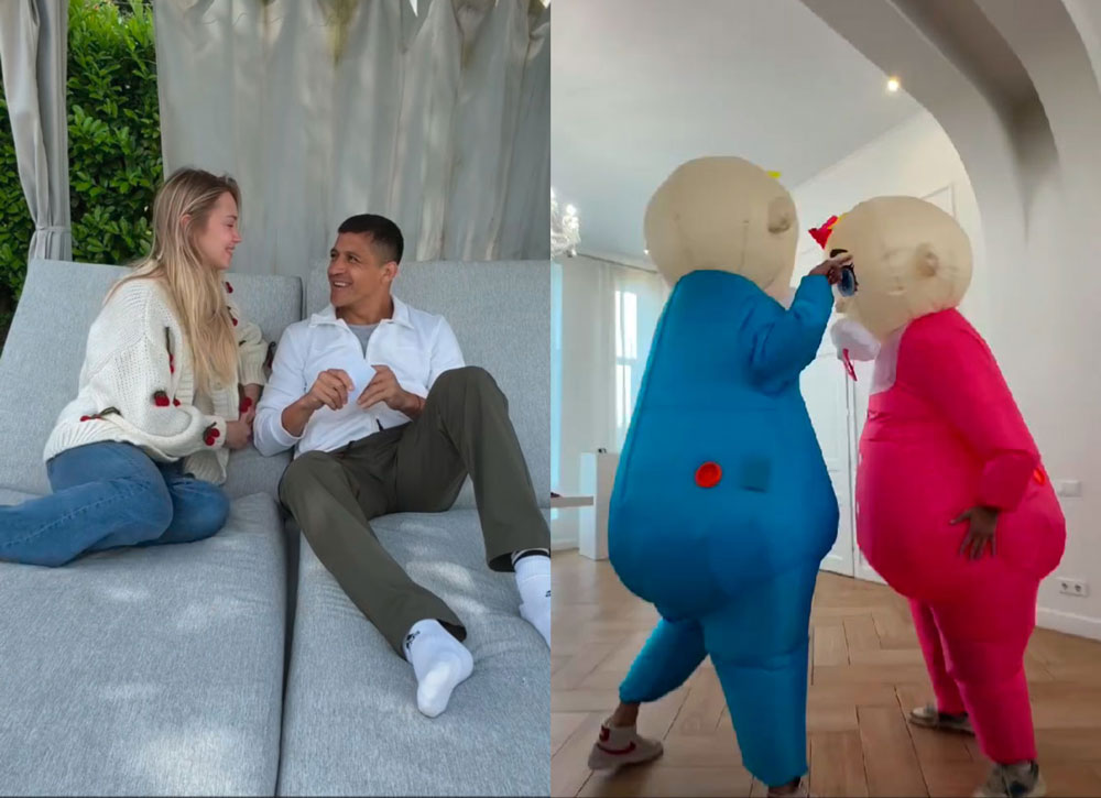 VIDEO| Novia de Alexis Sánchez muestra la ingeniosa forma que dieron a conocer que serían padres de una niña