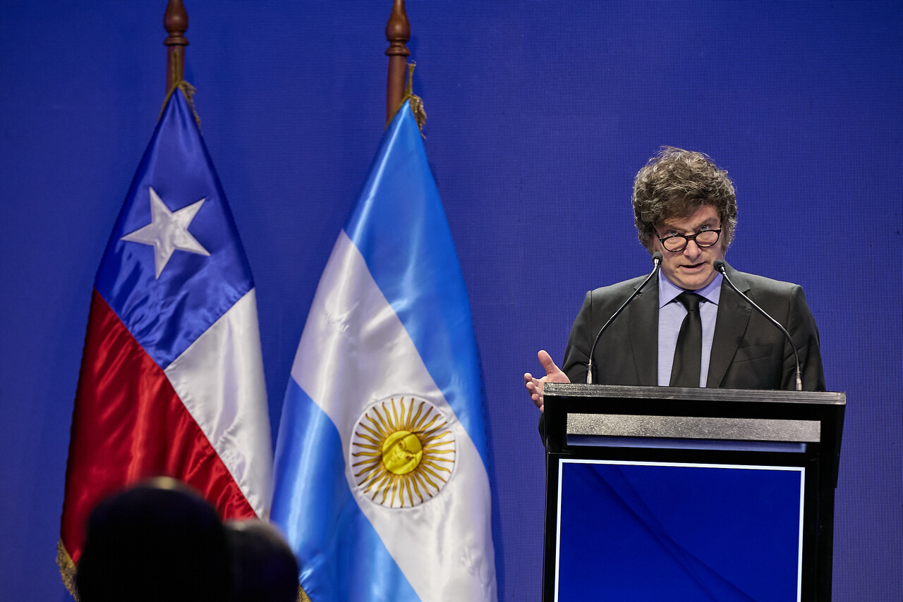 Javier Milei en Chile promete no cortar suministro de gas natural: “El kirchnerismo decidió lo más fácil”