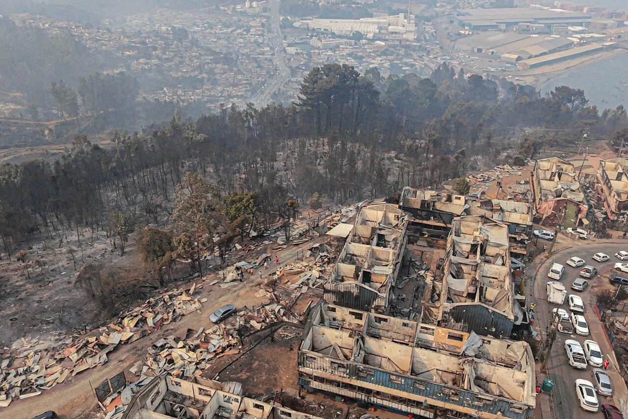 Estudio de 2020 alertaba sobre riesgo de incendios en Penco y Lirquén: Declaran que cortafuegos no bastan