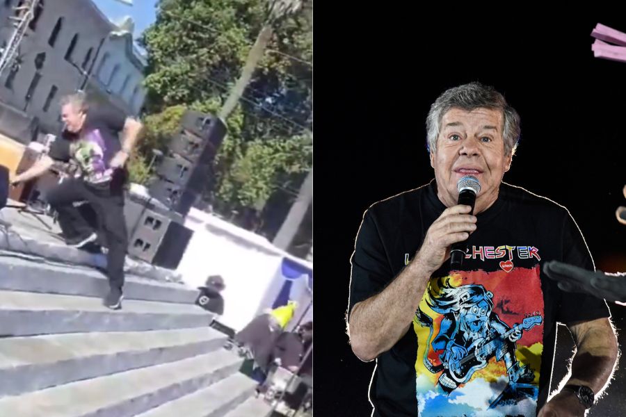 VIDEO| Tío Marcelo de Cachureos sufrió dura caída en pleno show por Día del Niño en Valparaíso