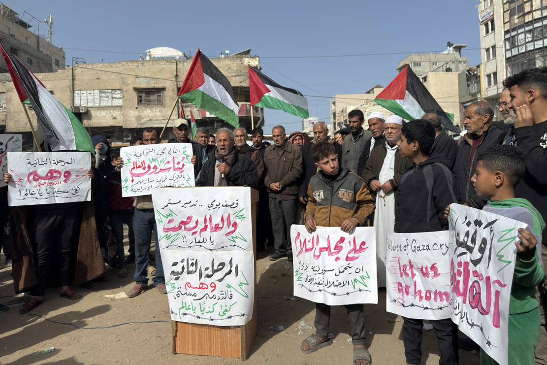 Palestinos alzan la voz para pedir a Israel un alto al fuego de verdad y poder regresar a sus casas