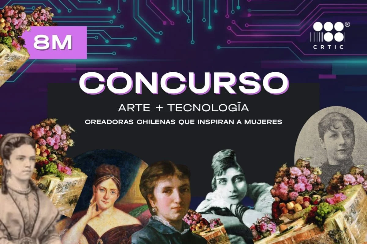 Concurso 8M: Lanzan convocatoria para homenajear a artistas chilenas con obras que cruzan arte y tecnología