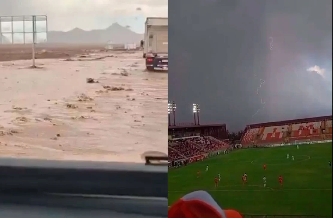 Norte de Chile afectado por intensas lluvias: Tormentas eléctricas, activaciones de quebradas y cortes de rutas