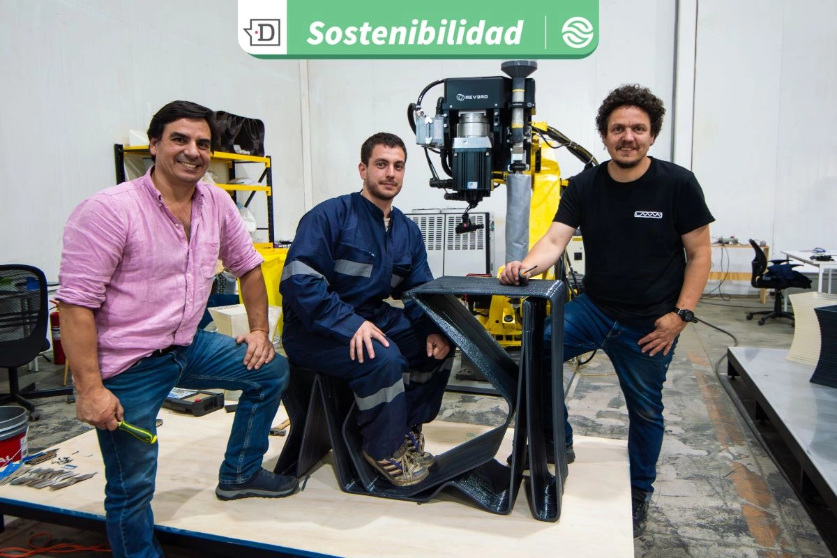 Startup chilena es pionera en impresión 3D robótica que funciona procesando residuos mineros, agropecuarios y plásticos