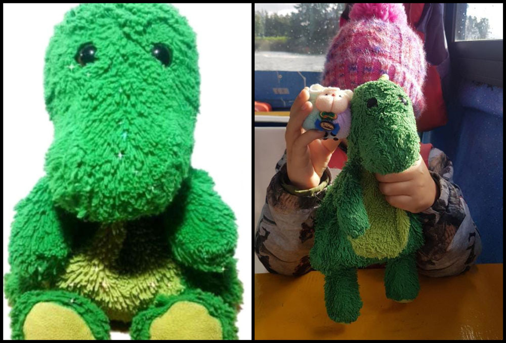 Aún no aparece peluche de apego de niña: Urge encontrar a “Dino Bebé” antes de complicada cirugía