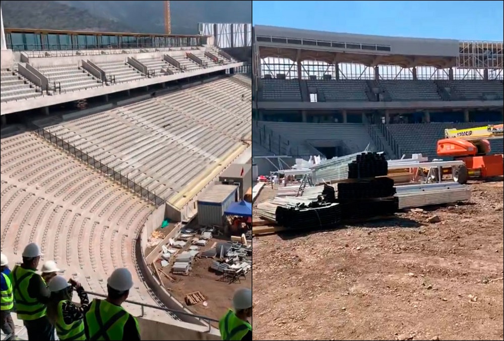 VIDEO| Así de avanzadas van las obras del nuevo estadio de la UC: Sería inaugurado durante el 2025