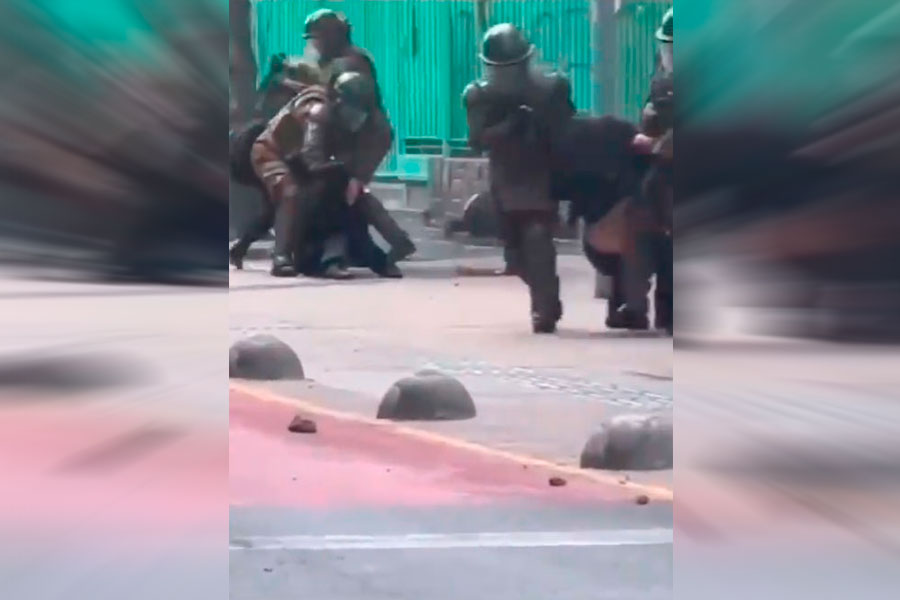 VIDEO| INDH y Defensoría de la Niñez repudian violentas detenciones en Liceo 1 Javiera Carrera