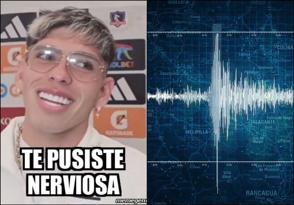 “¿Te pusiste nerviosa?”: Carlos Palacios y Karla Rubilar destacaron en los memes tras el sismo