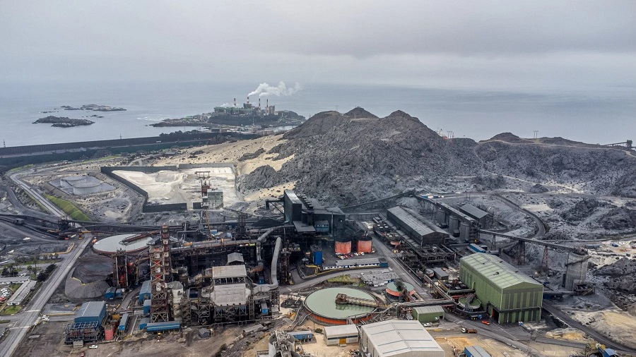 Planta de pellets de hierro en Huasco.