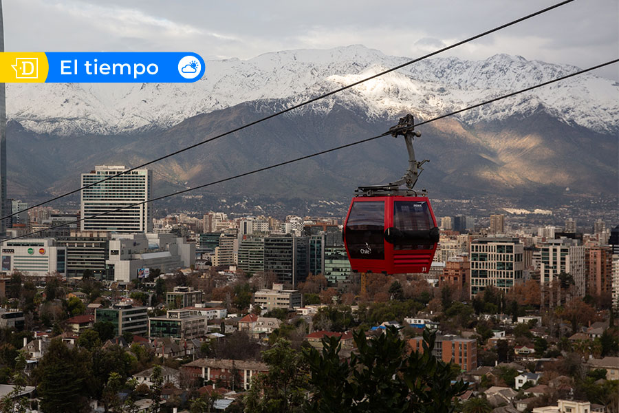 Viento y frío en Santiago durará poco: Temporal del sur dejará nubes antes de los casi 30°C