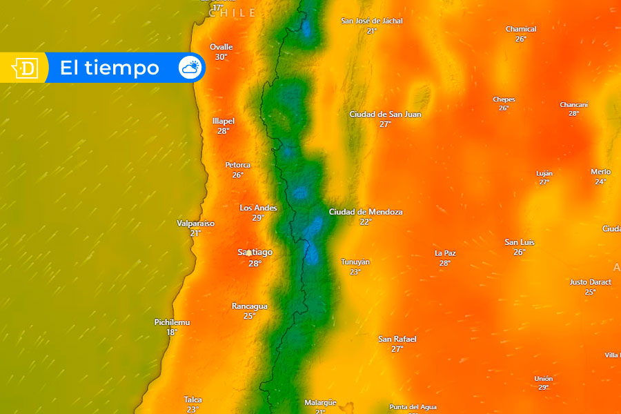 Santiago llegará a los 30°C: Por fin el calor se hará sentir en la zona central esta semana