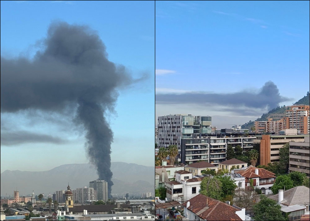 VIDEO| Incendio de grandes proporciones en Independencia: Seremi Salud entrega consejos por el humo