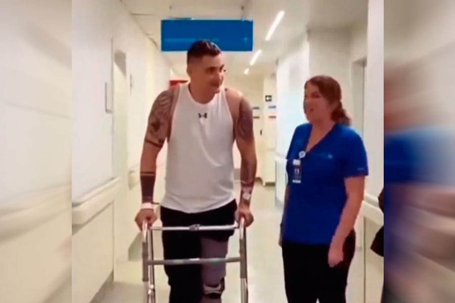 VIDEO| ¡Tremendo aguante, tremenda fuerza! Cristóbal Campos emociona con su rehabilitación