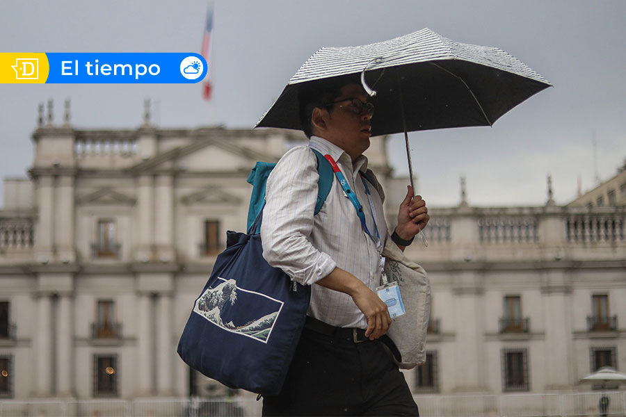 ¿Salieron con paraguas? DMC confirma precipitaciones en Santiago para este martes 22 de octubre