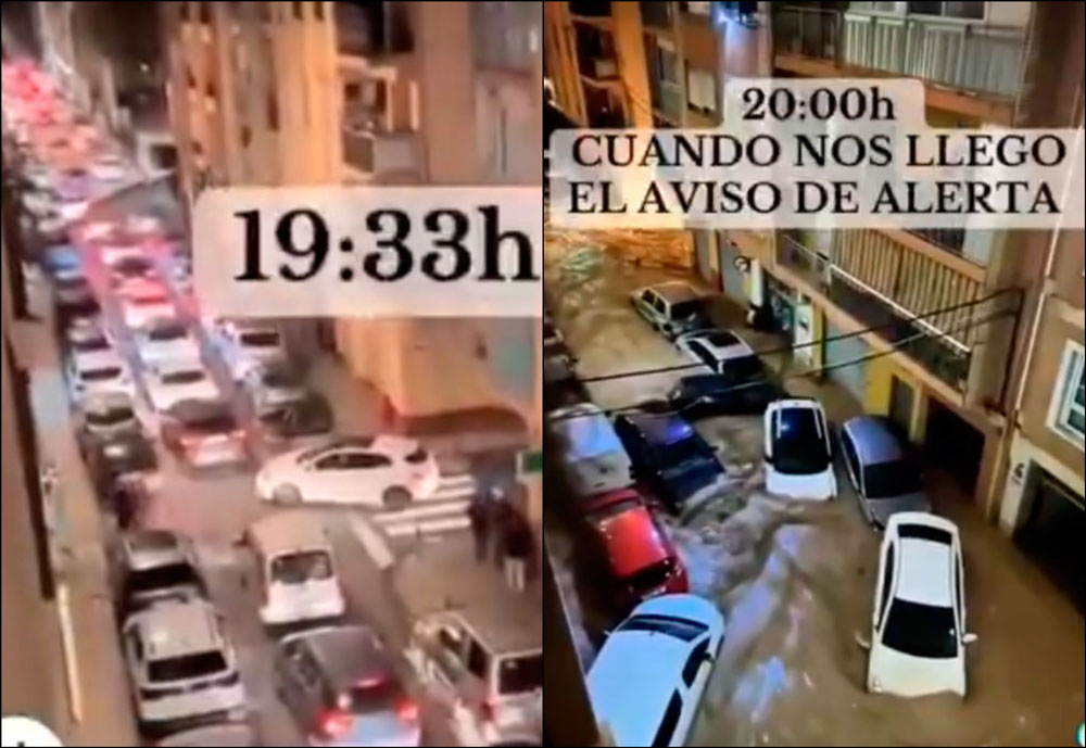 VIDEO| Inundaciones en España causan más de 200 muertos: Por esto la gente atrapada en automóviles