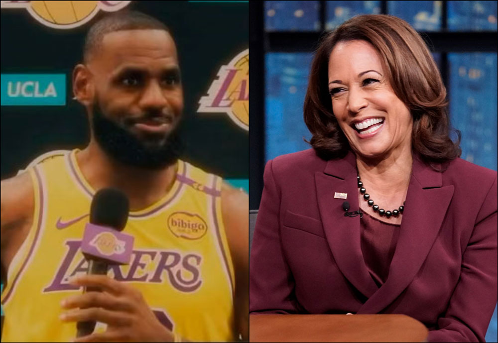 “Cuando pienso en mis hijos y en cómo crecerán…”: LeBron James entra en campaña por Kamala Harris