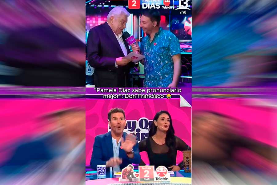 VIDEO| “¡Pero Don Francisco…!”: La talla sobre Jean Philippe Cretton que incomodó a Pamela Díaz